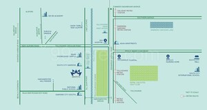 3 BHK Apartment – Map Location View at Sugam Morya, Tollygunge - for Sale