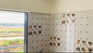 Bathroom in 1 BHK Apartment at A V Crystal Tower, Vasai East – for Rent