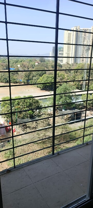 Balcony in 1 BHK Apartment at Mahavir Kalpavruksha, Ghodbunder Road – for Rent
