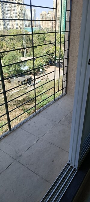 Balcony in 1 BHK Apartment at Mahavir Kalpavruksha, Ghodbunder Road – for Rent