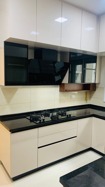 Kitchen in 3 BHK Apartment at L&T Raintree Boulevard, Hebbal – for Rent