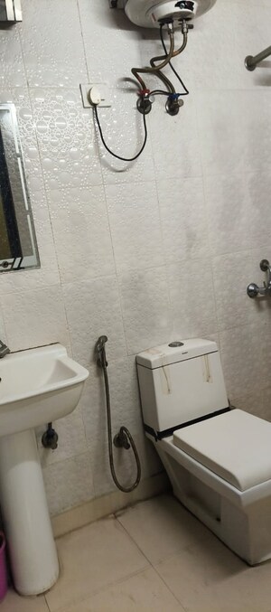 Bathroom in 2 BHK Builder Floor at Neb Sarai – for Rent