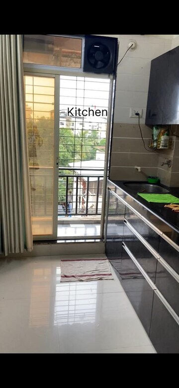 Kitchen in 1 BHK Apartment at Majiwada – for Sale