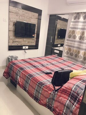 Bedroom in 2 BHK Apartment at Sethia Sea View, Goregaon West – for Rent