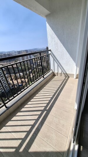 Balcony in 2 BHK Apartment at Unique K Shire, Punawale – for Rent