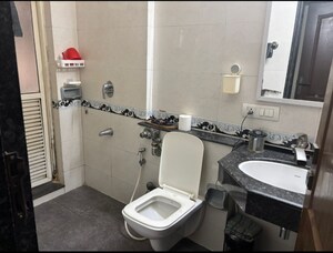 Attached Bathroom in 2 BHK Apartment at Raheja Interface Heights, Malad West – for Rent