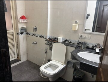 Attached Bathroom in 2 BHK Apartment at Raheja Interface Heights, Malad West – for Rent
