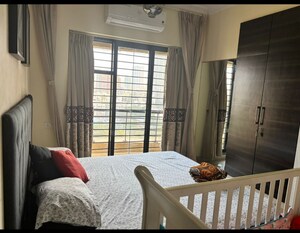 Master Bedroom in 2 BHK Apartment at Raheja Interface Heights, Malad West – for Rent