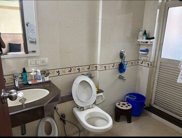 Bathroom in 2 BHK Apartment at Raheja Interface Heights, Malad West – for Rent