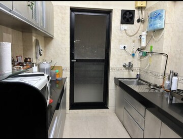 Kitchen in 2 BHK Apartment at Raheja Interface Heights, Malad West – for Rent