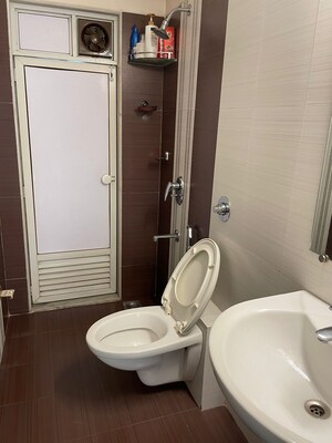 Bathroom in 2 BHK Apartment at Nahar Jonquille And Jamaica, Chandivali – for Rent