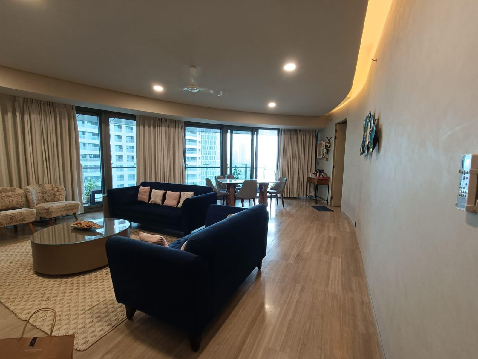 3 BHK + Pooja Room,Study Room Apartment For Rent in Lodha The World Towers World One Tier 2