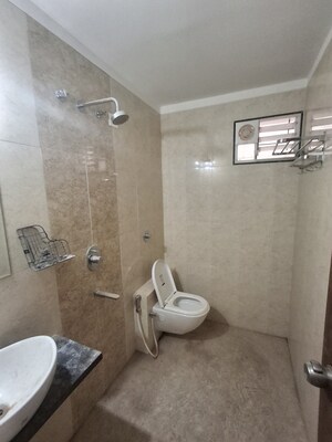 Bathroom in 3 BHK Apartment at Rachana Ekaa, Wardha rd – for Rent