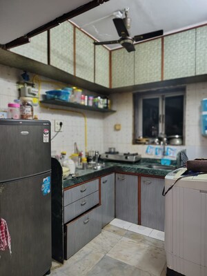 Kitchen in 1 RK Apartment at Lower Parel West – for Rent