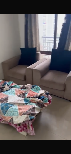 Living Room in 3 BHK Apartment at Vipul Lavanya, Sector 81 – for Rent