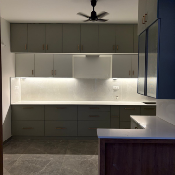 Kitchen in 3 BHK Apartment at Arvind Bel Air, Chikkabettahalli – for Rent
