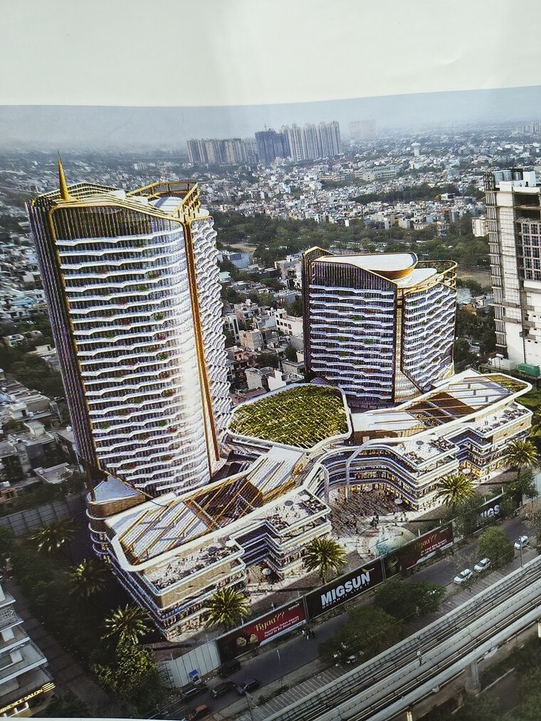 Exterior View, migsun-alpha-central Commercial Shop 320 Sq.Ft. In Alpha Ii Greater Noida Greater Noida 9995463