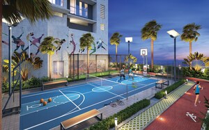 Swimming Pool in 2 BHK Apartment at Ruparel Ariana, Parel – for Sale