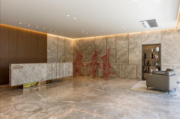 Living Room, swati-trinity Commercial Office Space 764 Sq.Ft. In Shela Ahmedabad 10003395