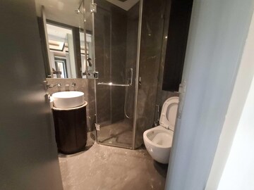 Bathroom in 4 BHK Apartment at Lodha Trump Tower, Worli – for Rent