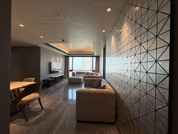 Living Room in 5 BHK Apartment at Lodha Trump Tower, Worli – for Rent