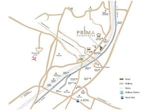 4 BHK Apartment – Map Location View at LnT Elixir Reserve, Powai - for Sale
