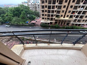Balcony in 2 BHK Apartment at K Raheja Heights, Malad East – for Rent