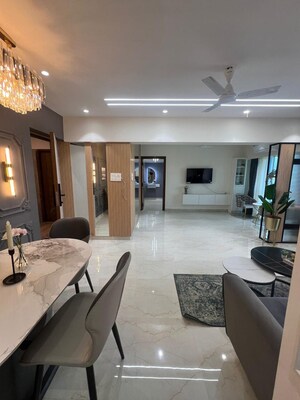 Living Room in 3 BHK Apartment at Oxford Navrang Oasis, Goregaon West – for Rent