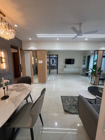 Living Room in 3 BHK Apartment at Oxford Navrang Oasis, Goregaon West – for Rent