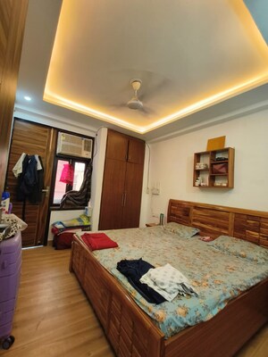 Bedroom in 1 BHK Builder Floor at Chattarpur – for Rent