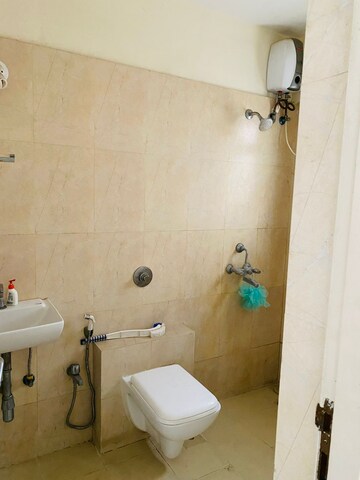 Bathroom in 3 BHK Apartment at Puranik Rumah Bali, Ghodbunder Road – for Rent