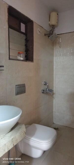 Bathroom in 2 BHK Apartment at Palacia Kingston, Thane West – for Rent