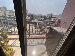 Balcony in 1 BHK Apartment at Wadgaon Sheri – for Rent