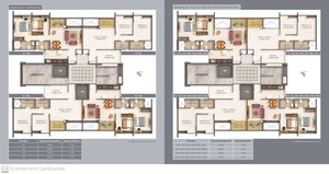 Floor Plan in 2 BHK Apartment at Kumar Princetown, Undri – for Sale