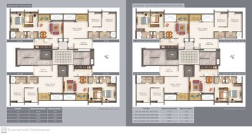 Floor Plan in 2 BHK Apartment at Kumar Princetown, Undri – for Sale