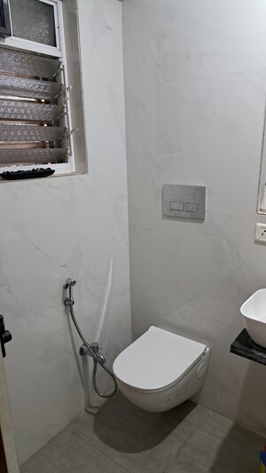 Bathroom in 2 BHK Apartment at DGS Sheetal Tapovan, Malad East – for Rent