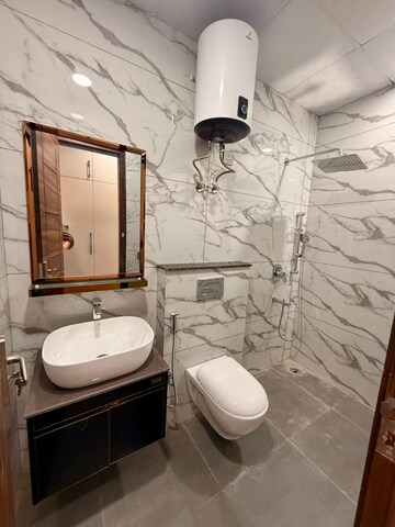 Bathroom in 5 BHK Builder Floor at Sushant Lok ii – for Sale