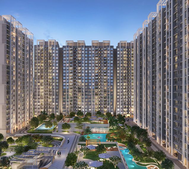 3.5 BHK + Pooja Room 1464 Sq.Ft. Apartment in Goel Ganga Avanta