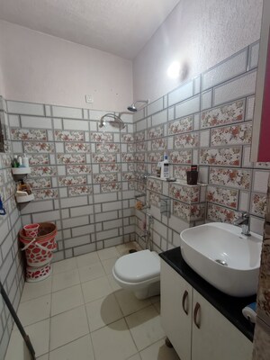 Bathroom in 3 BHK Independent House at Patel Nagar – for Rent