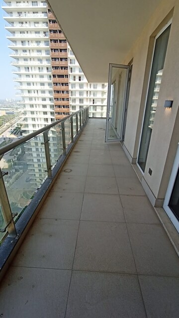 Balcony in 3 BHK Apartment at Mahindra Luminare, Sector 59 – for Rent