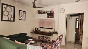 Living Room in 3 BHK Apartment at Satya Vandan CHS, Kailash Nagar – for Rent