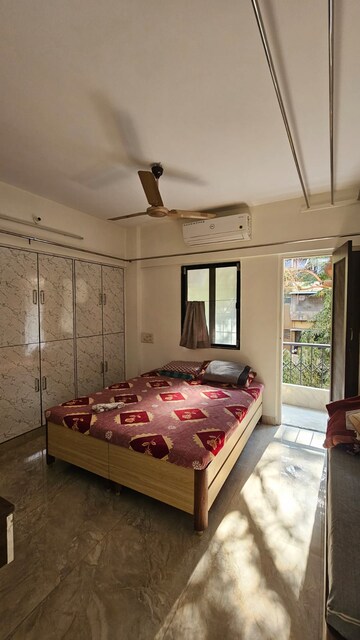 Bedroom in 3 BHK Apartment at Satya Vandan CHS, Kailash Nagar – for Rent