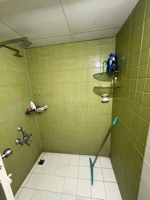 Bathroom in 3 BHK Apartment at Prahlad Nagar – for Rent