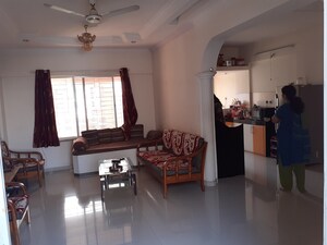 Living Room in 2.5 BHK Apartment at GK Rose County, Pimple Saudagar – for Rent
