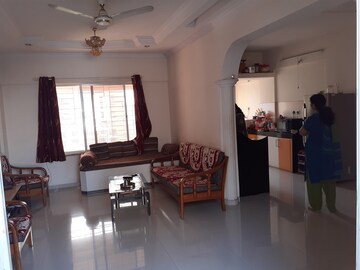 Living Room in 2.5 BHK Apartment at GK Rose County, Pimple Saudagar – for Rent
