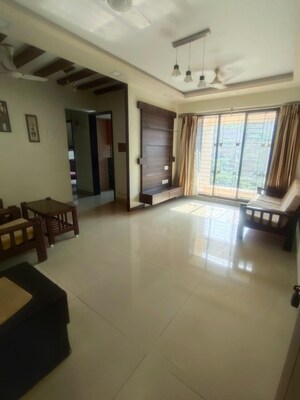 Living Room in 2 BHK Apartment at Om Sai Plaza, Ghodbunder Road – for Rent