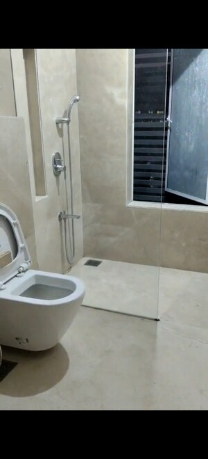 Bathroom in 3 BHK Apartment at Manpada – for Rent