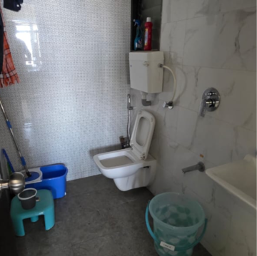 Bathroom in 2 BHK Apartment at Aashna Samadhan, Mahatma Jyotibha Phule Nagar – for Rent