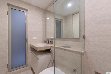 Bathroom in 1 BHK Apartment at Hiranandani Zen Maple, Powai – for Rent