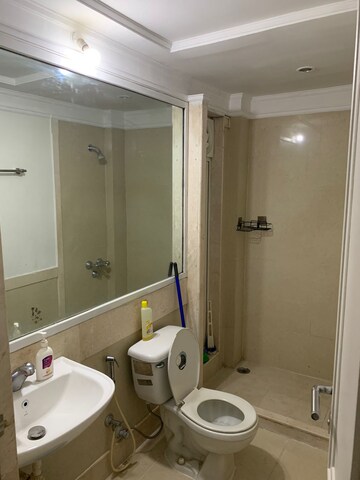 Bathroom in 2 BHK Apartment at Hiranandani Meadows, Manpada – for Rent